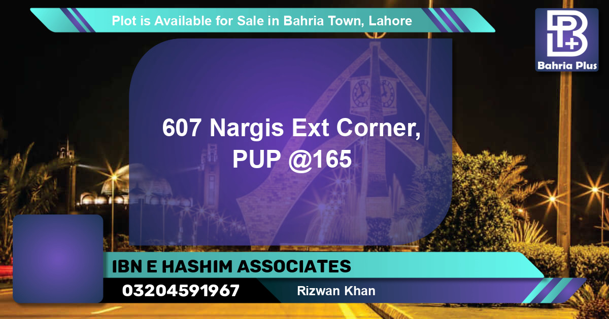 Residential Plot for Sale in Bahria Town, Lahore - (BP-86036)