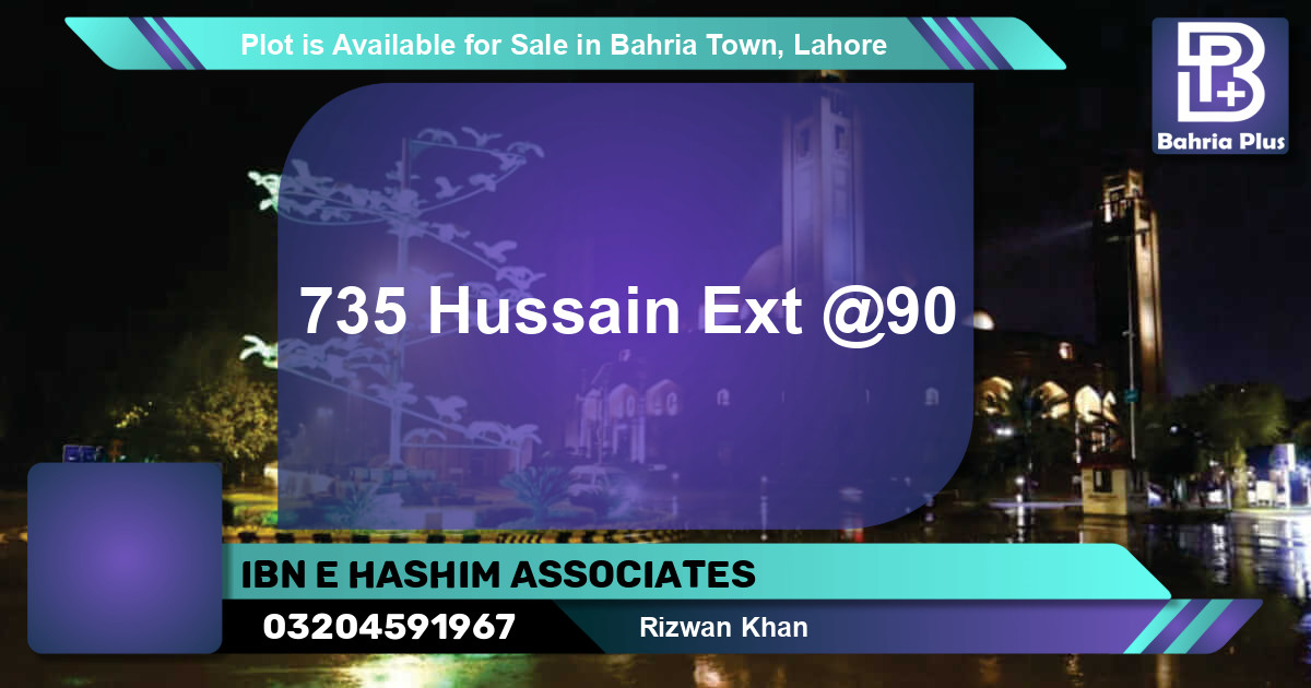 Residential Plot for Sale in Bahria Town, Lahore - (BP-86040)