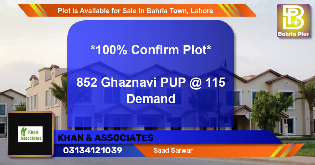 Residential Plot for Sale in Bahria Town, Lahore - (BP-86113)