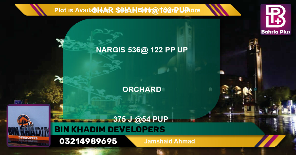 Residential Plot for Sale in Bahria Town, Lahore - (BP-86160)
