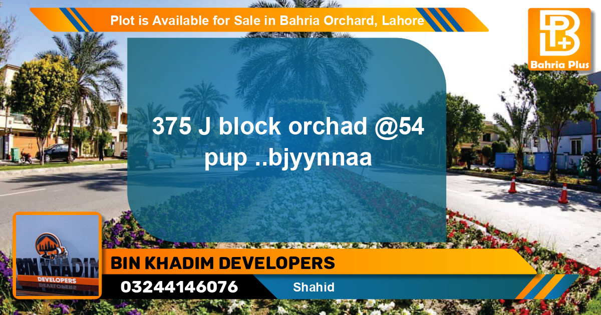 Residential Plot for Sale in Bahria Orchard, Lahore - (BP-86196)