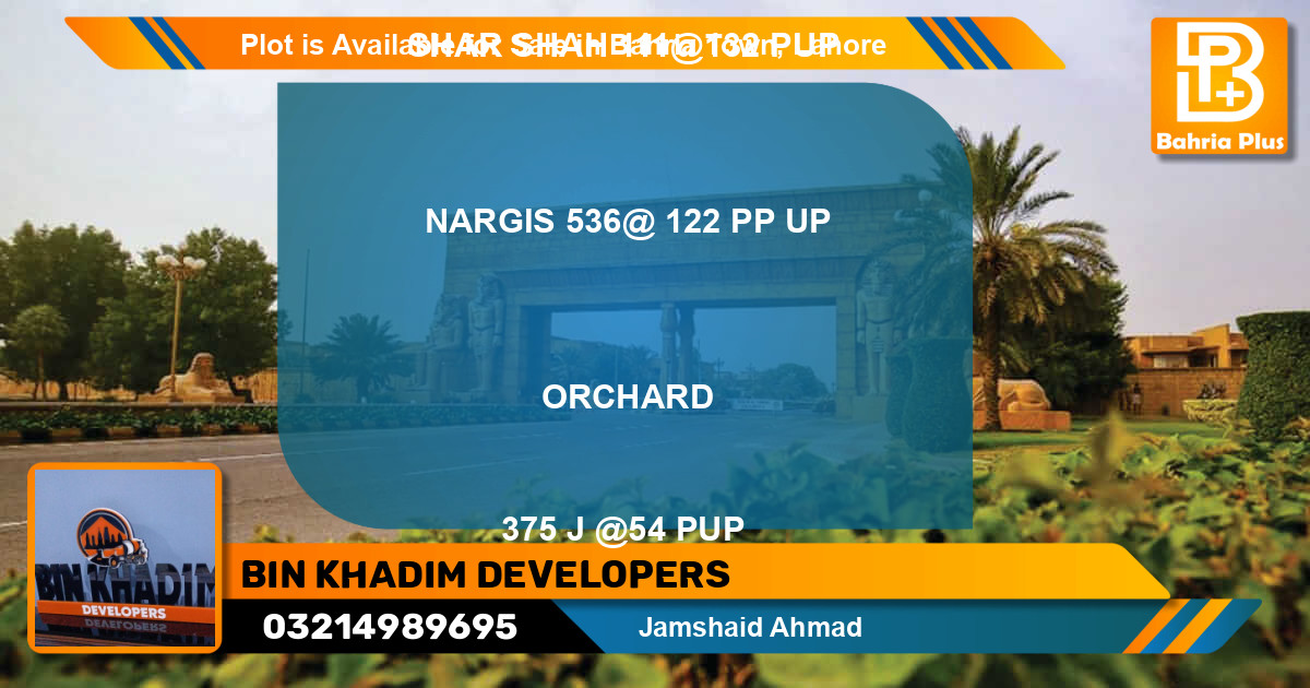 Residential Plot for Sale in Bahria Town, Lahore - (BP-86225)