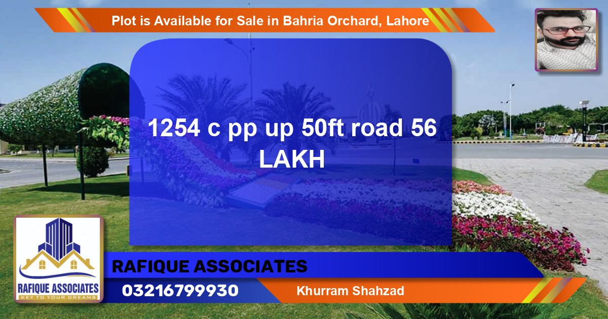Residential Plot for Sale in Phase 2 - C Block -  Bahria Orchard, Lahore - (BP-86316)