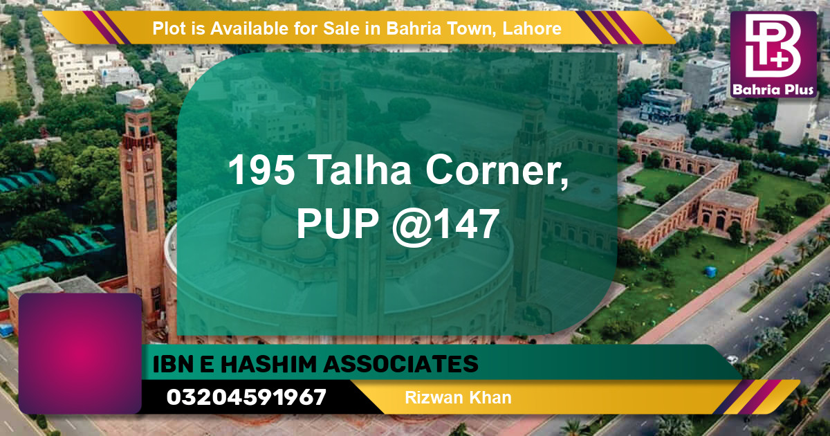 Residential Plot for Sale in Bahria Town, Lahore - (BP-86365)