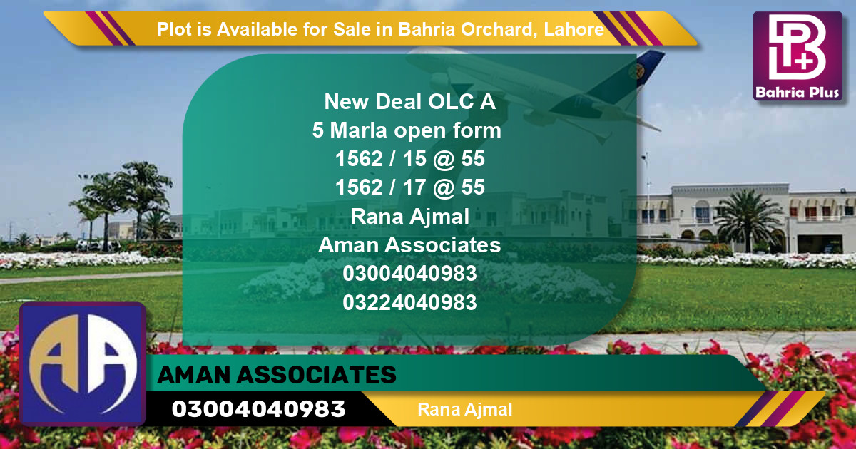 Residential Plot for Sale in Bahria Orchard, Lahore - (BP-86393)