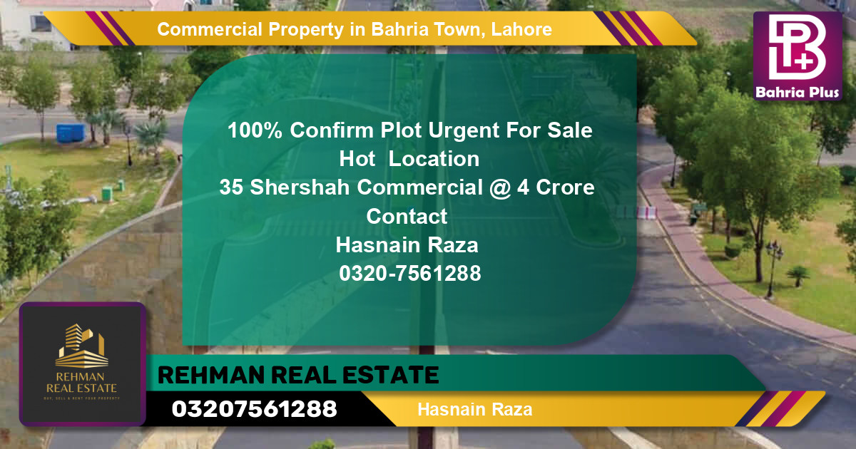 Commercial Property for Sale in Bahria Town, Lahore - (BP-86394)