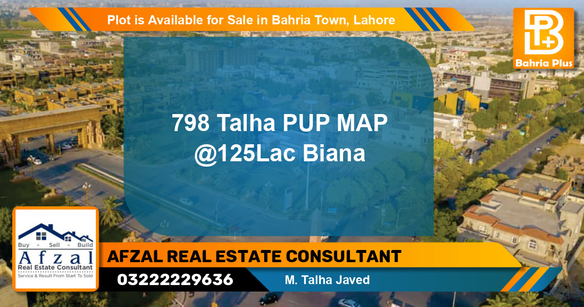 Residential Plot for Sale in Bahria Town, Lahore - (BP-86493)