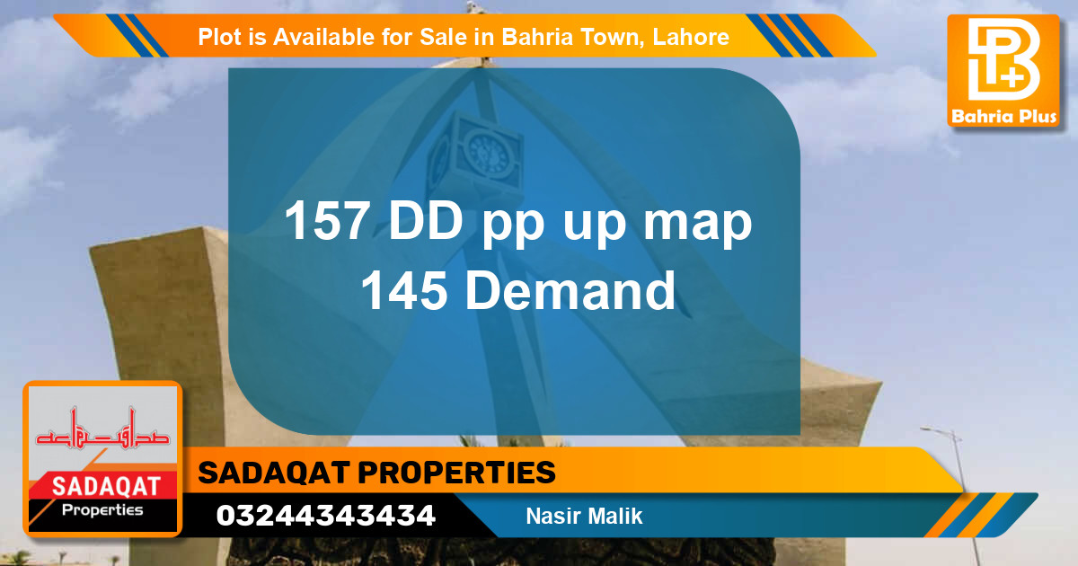 Residential Plot for Sale in Bahria Town, Lahore - (BP-86900)