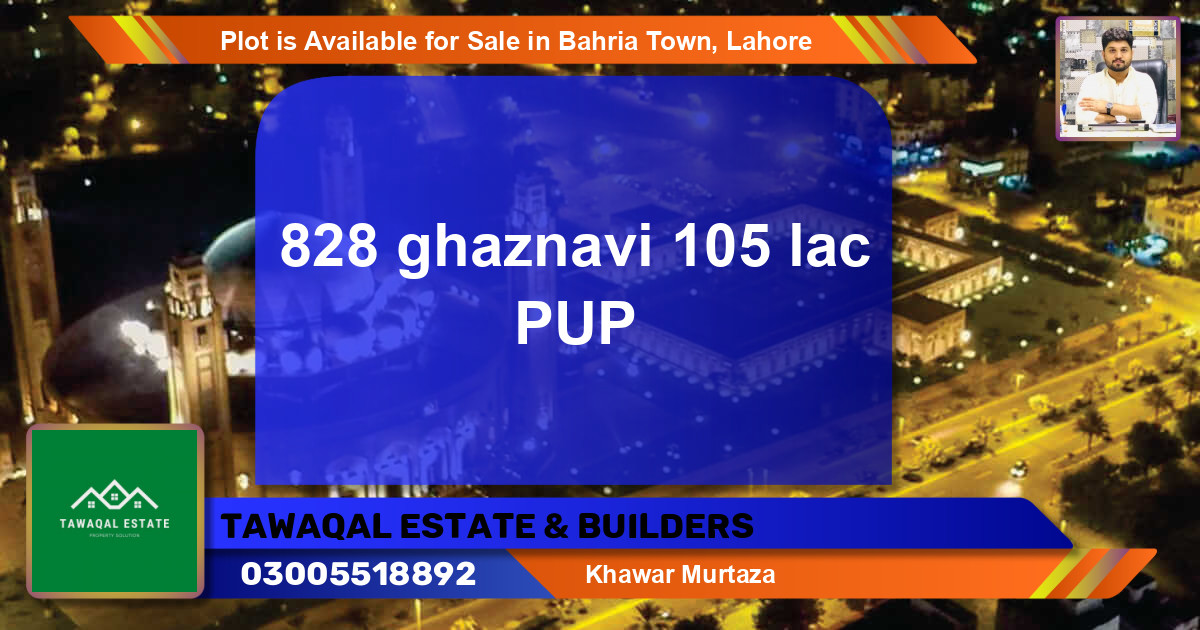 Residential Plot for Sale in Bahria Town, Lahore - (BP-86916)