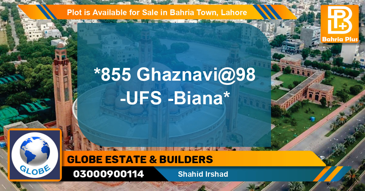 Residential Plot for Sale in Bahria Town, Lahore - (BP-86963)