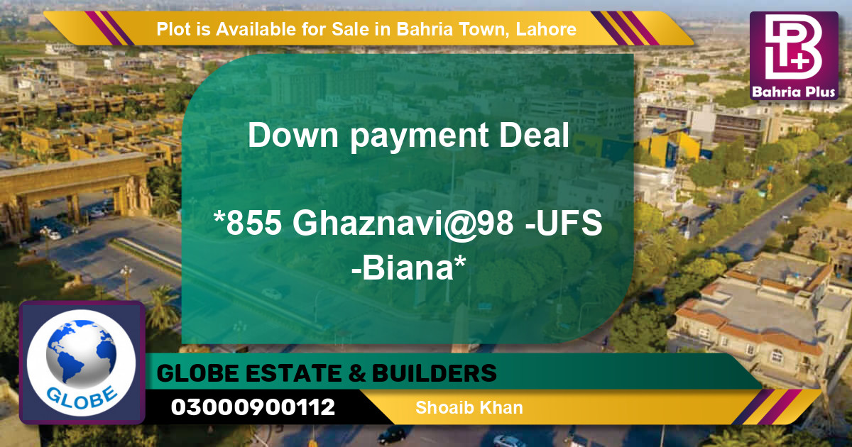 Residential Plot for Sale in Bahria Town, Lahore - (BP-86981)