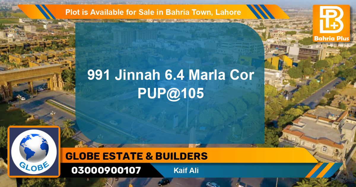 Residential Plot for Sale in Bahria Town, Lahore - (BP-86984)