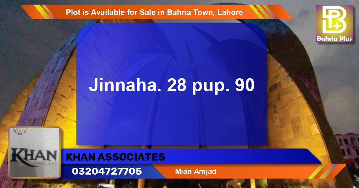 Residential Plot for Sale in Bahria Town, Lahore - (BP-87361)