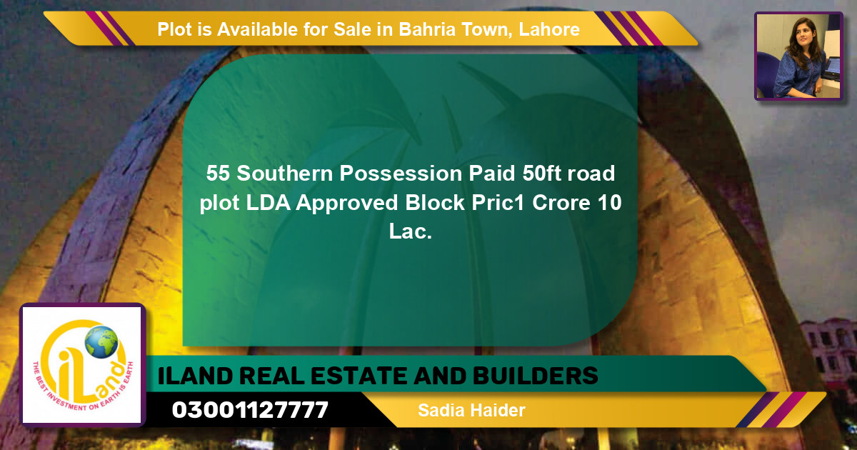 Residential Plot for Sale in Bahria Town, Lahore - (BP-87428)
