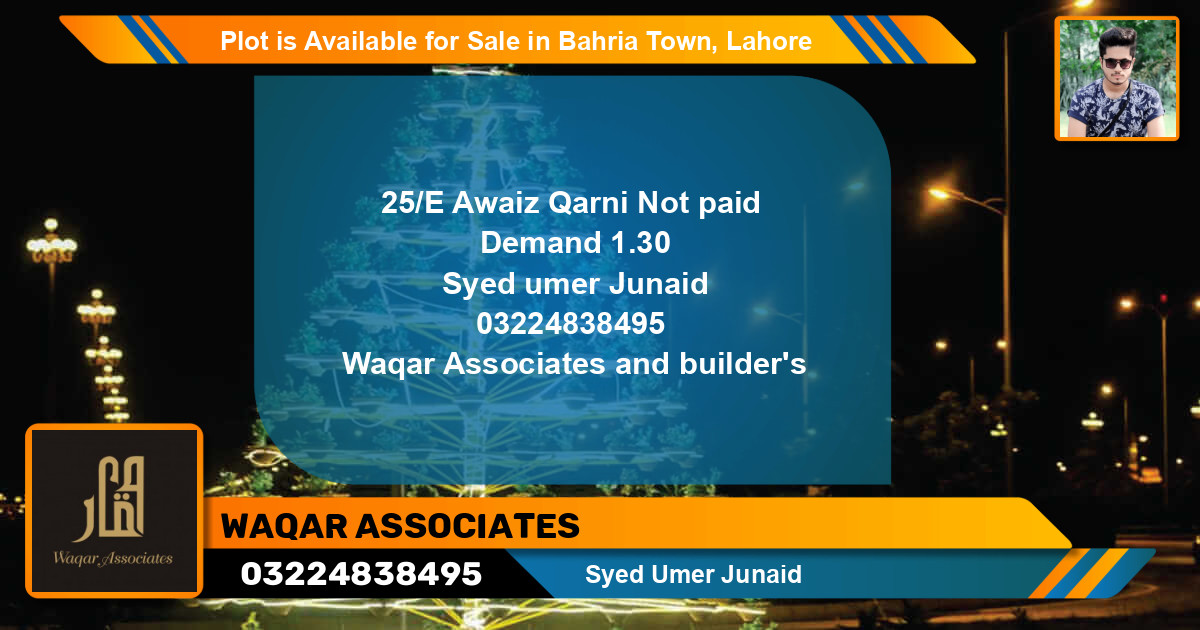 Residential Plot for Sale in Bahria Town, Lahore - (BP-87553)