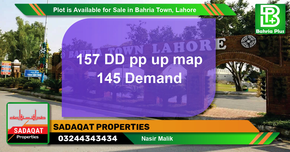 Residential Plot for Sale in Bahria Town, Lahore - (BP-87651)