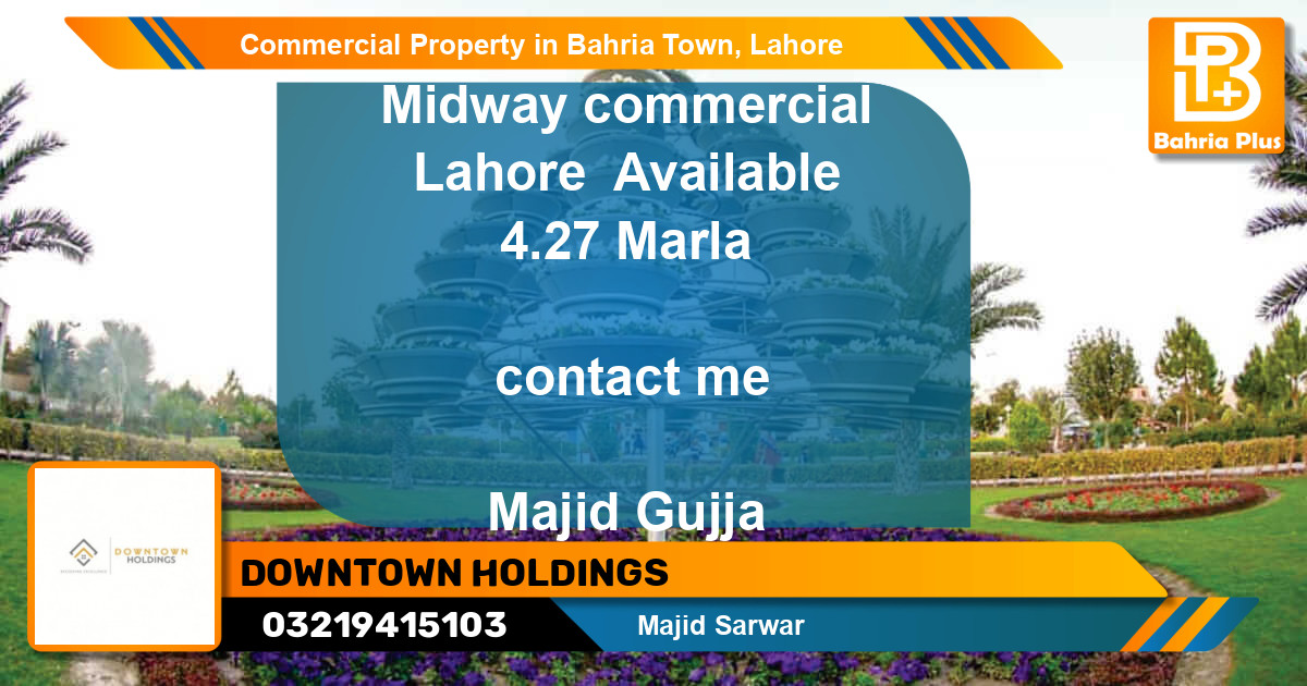 Commercial Property for Sale in Bahria Town, Lahore - (BP-87670)