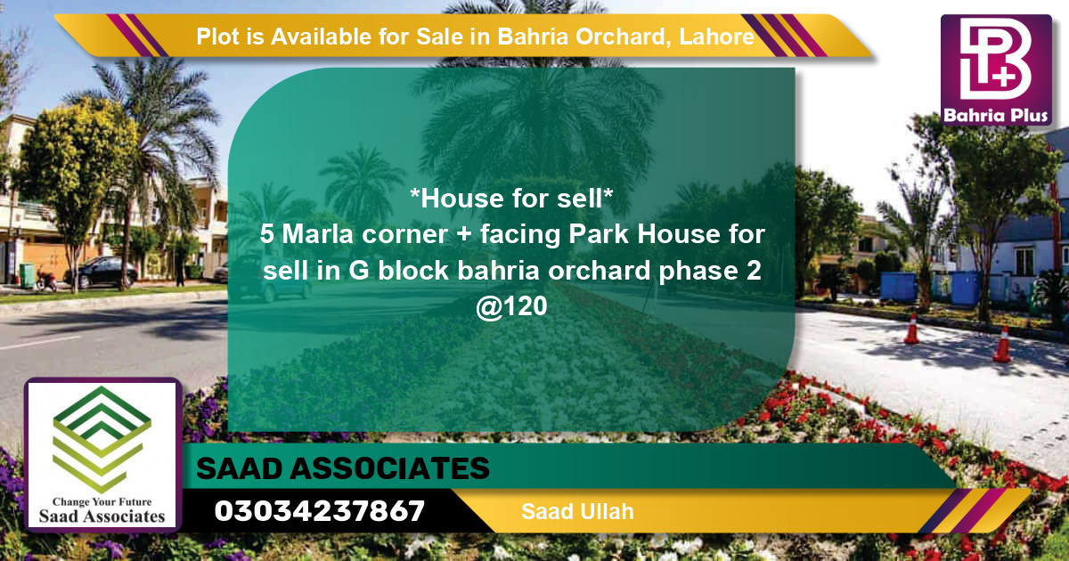 Residential Plot for Sale in Bahria Orchard, Lahore - (BP-87993)