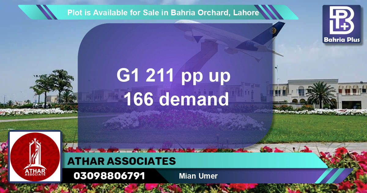 Residential Plot for Sale in Bahria Orchard, Lahore - (BP-88048)
