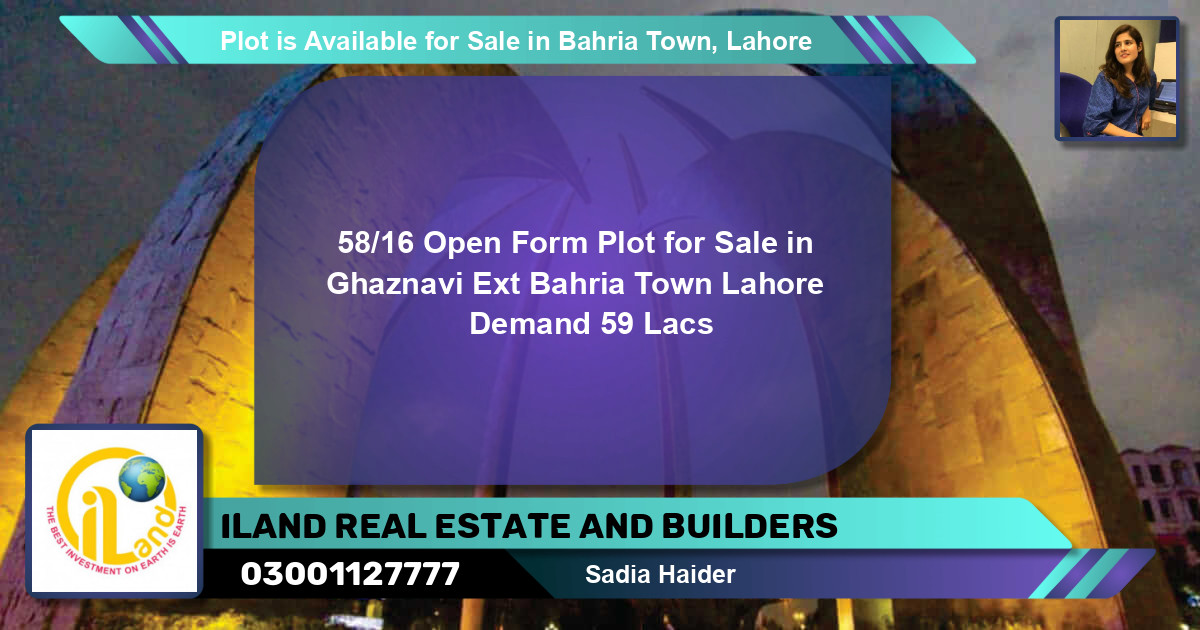 Residential Plot for Sale in Bahria Town, Lahore - (BP-88115)