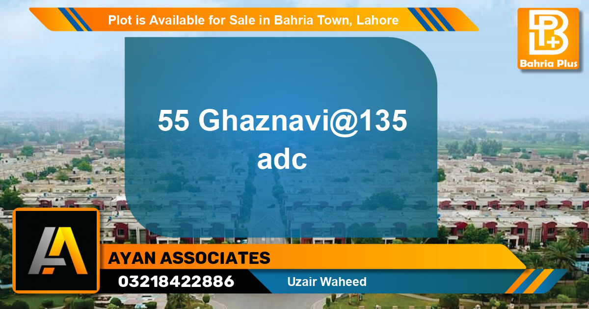 Residential Plot for Sale in Bahria Town, Lahore - (BP-88200)