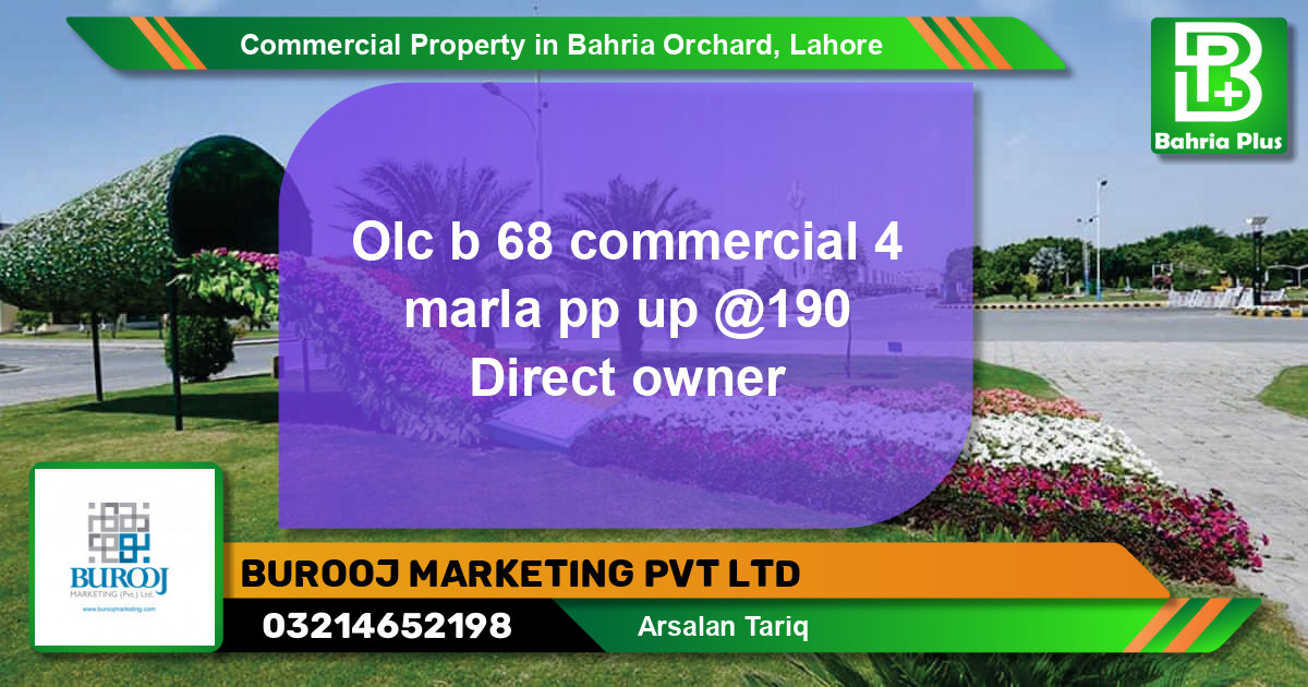 Commercial Property for Sale in Bahria Orchard, Lahore - (BP-88206)