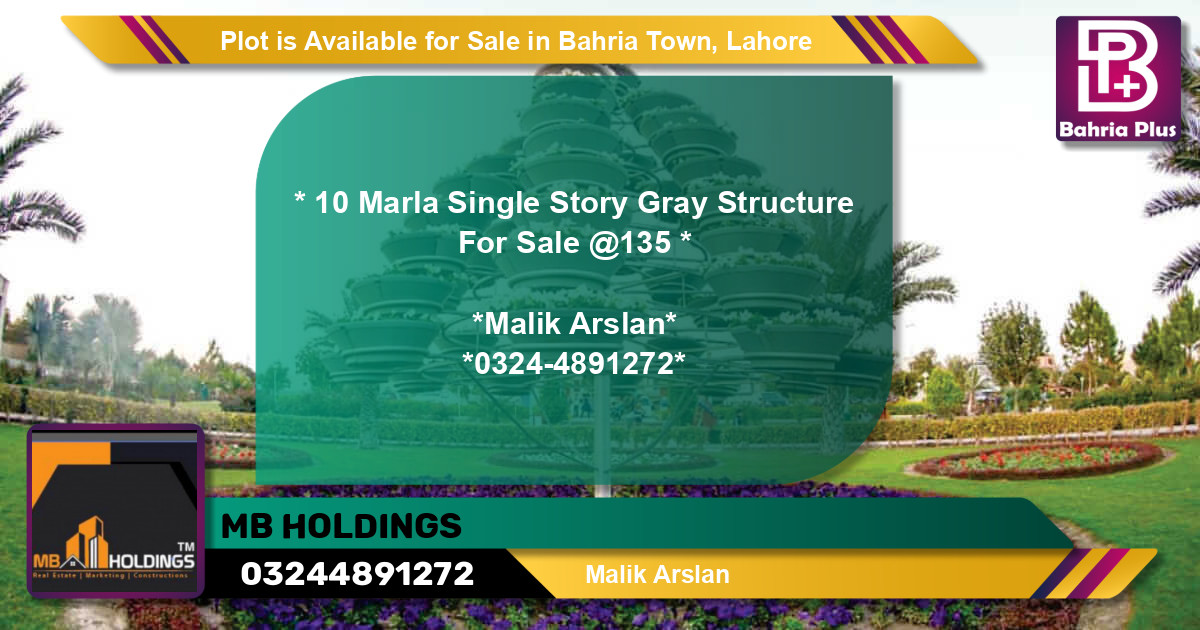 Residential Plot for Sale in Bahria Town, Lahore - (BP-88284)