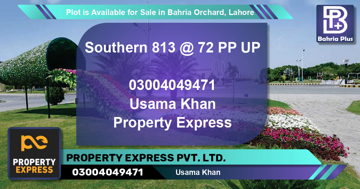 Residential Plot for Sale in Bahria Orchard, Lahore - (BP-88307)