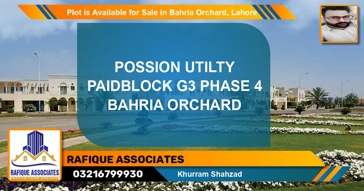 Residential Plot for Sale in Phase 3 -  Bahria Orchard, Lahore - (BP-88384)