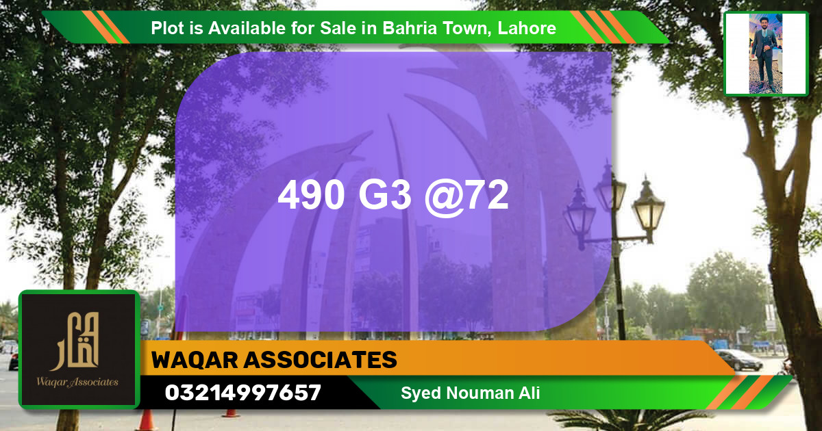 Residential Plot for Sale in Bahria Town, Lahore - (BP-88942)