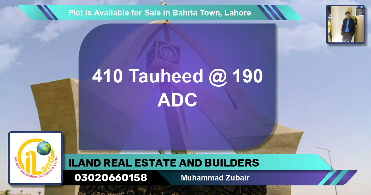 Residential Plot for Sale in Bahria Town, Lahore - (BP-88961)