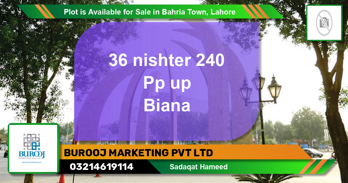 Residential Plot for Sale in Bahria Town, Lahore - (BP-89041)