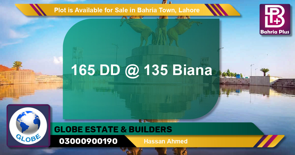 Residential Plot for Sale in Bahria Town, Lahore - (BP-89089)