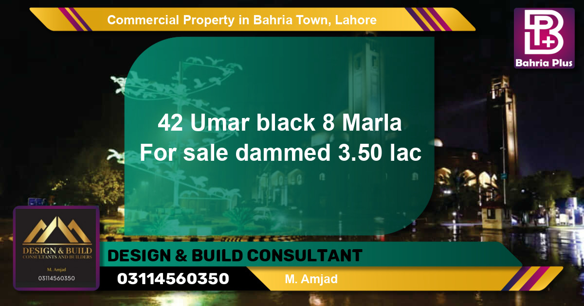 Commercial Property for Sale in Bahria Town, Lahore - (BP-89197)