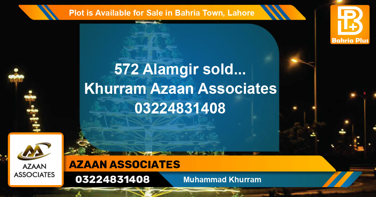 Residential Plot for Sale in Bahria Town, Lahore - (BP-89367)