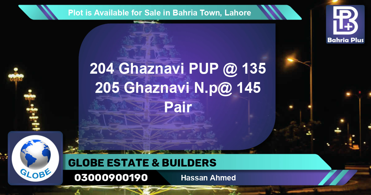 Residential Plot for Sale in Bahria Town, Lahore - (BP-89527)