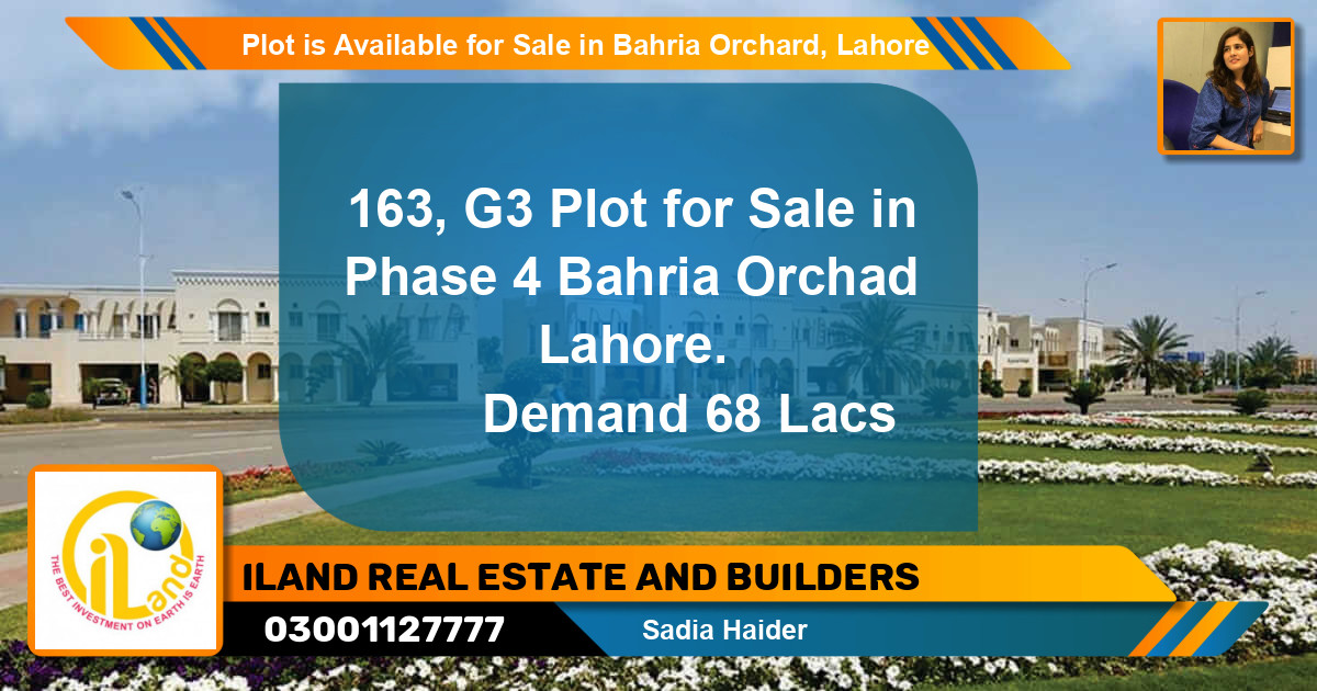 Residential Plot for Sale in Bahria Orchard, Lahore - (BP-89583)