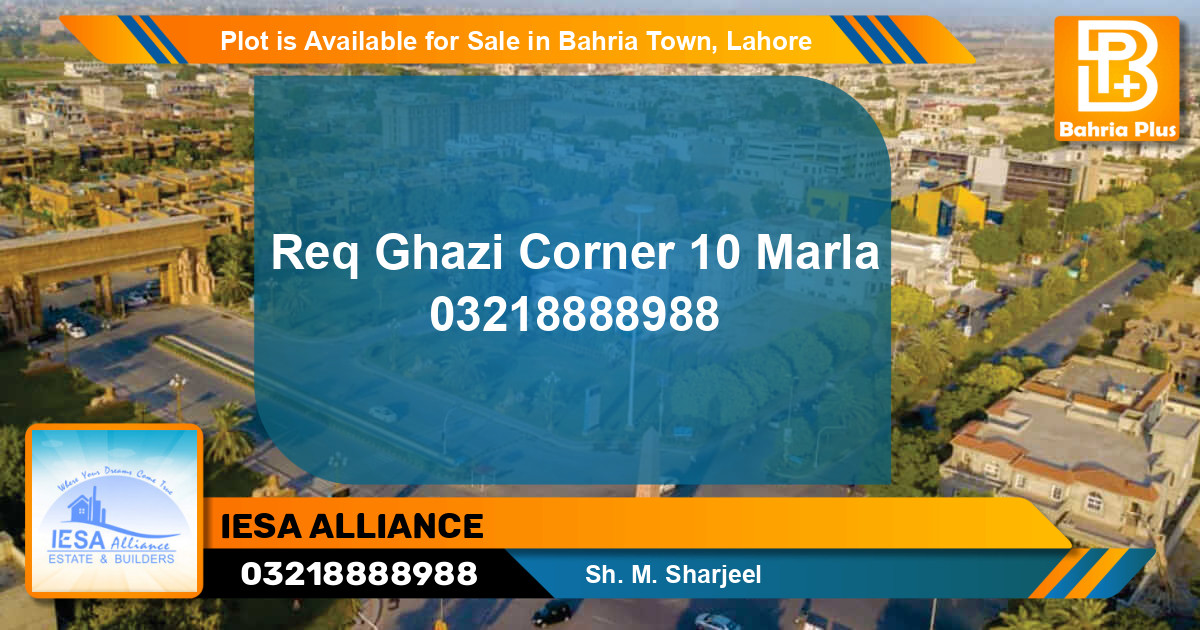 Residential Plot for Sale in Bahria Town, Lahore - (BP-89755)