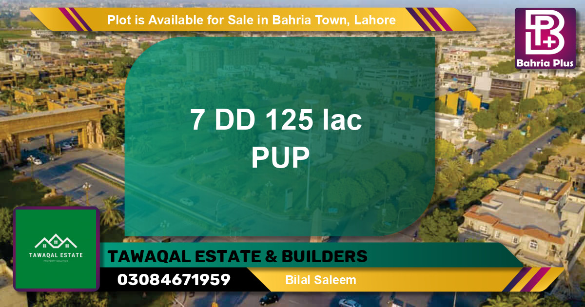 Residential Plot for Sale in Bahria Town, Lahore - (BP-90303)
