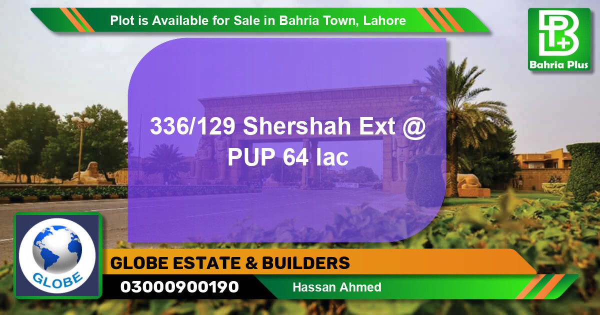 Residential Plot for Sale in Bahria Town, Lahore - (BP-90388)