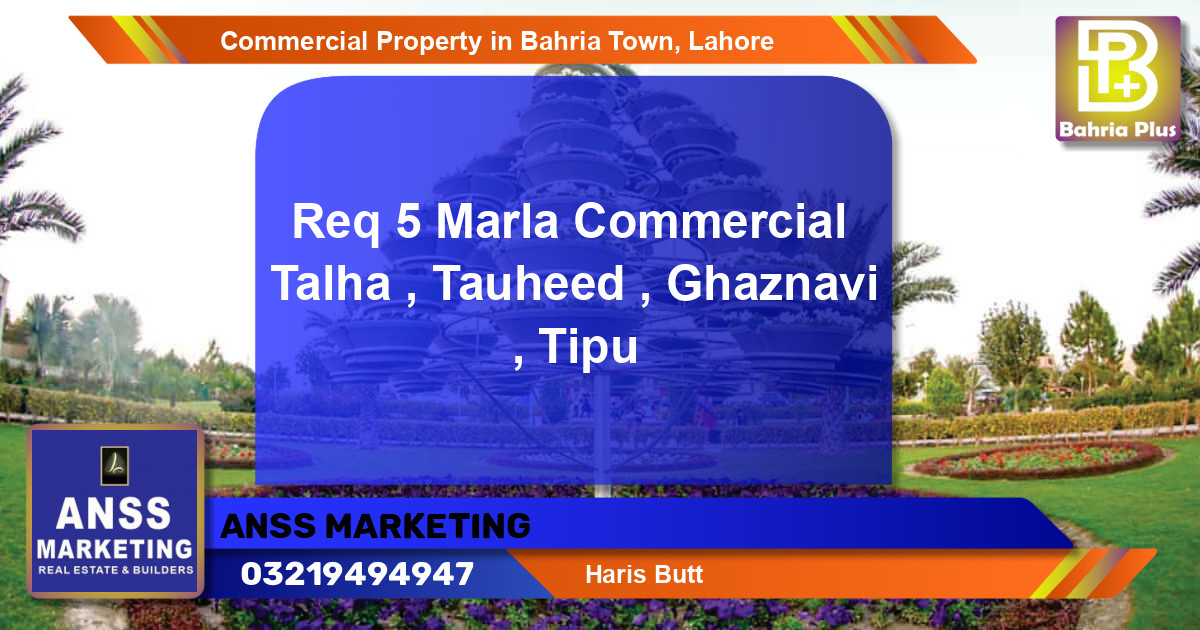 Commercial Property for Sale in Bahria Town, Lahore - (BP-90615)