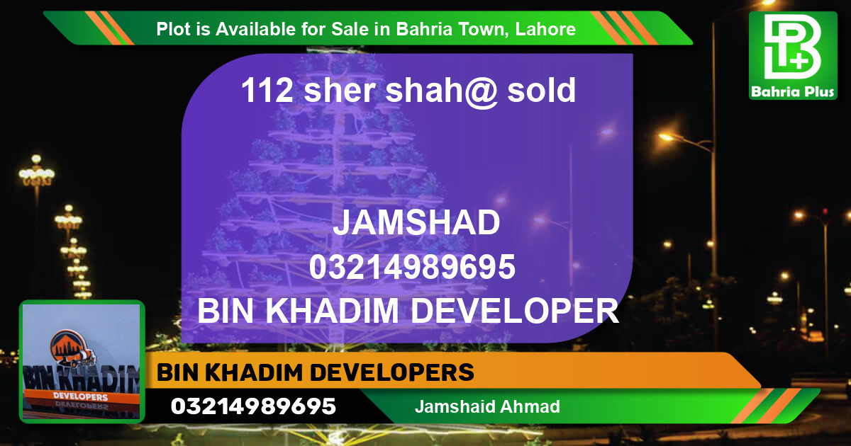 Residential Plot for Sale in Bahria Town, Lahore - (BP-90700)