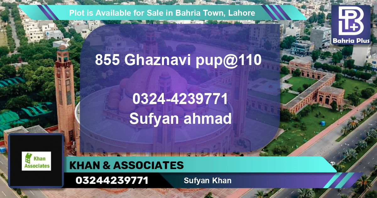 Residential Plot for Sale in Bahria Town, Lahore - (BP-90717)