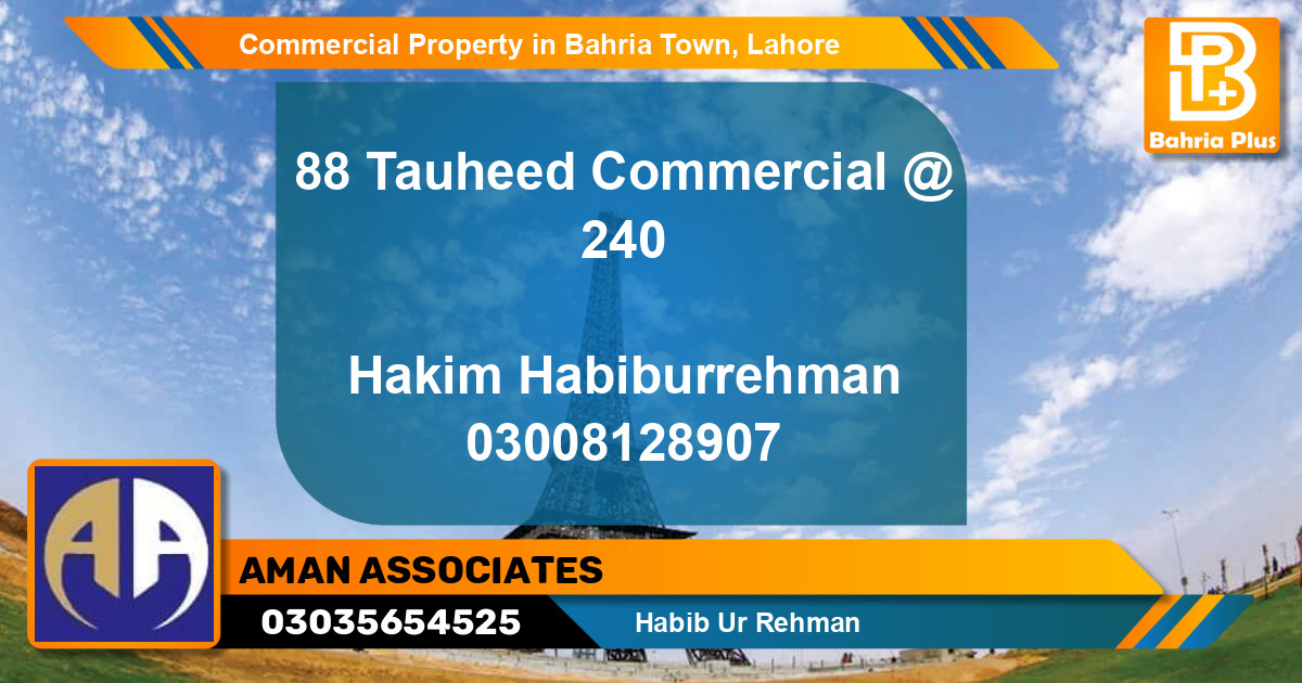 Commercial Property for Sale in Bahria Town, Lahore - (BP-90739)