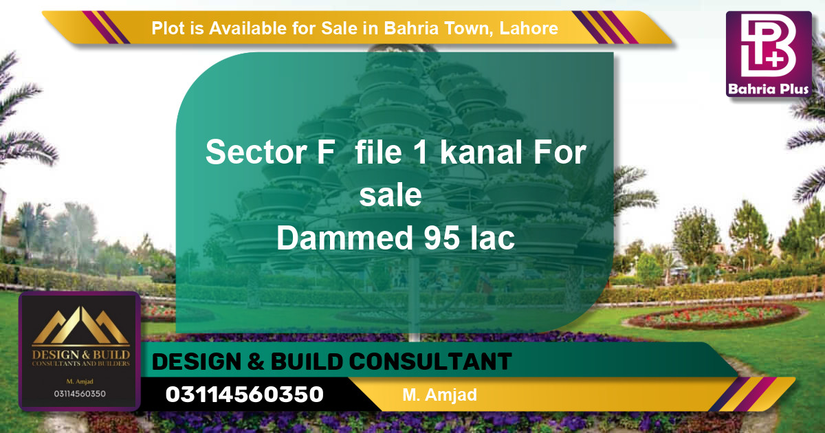 Residential Plot for Sale in Bahria Town, Lahore - (BP-90767)