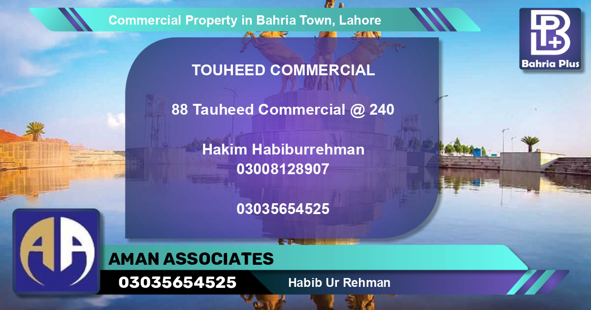 Commercial Property for Sale in Bahria Town, Lahore - (BP-90849)