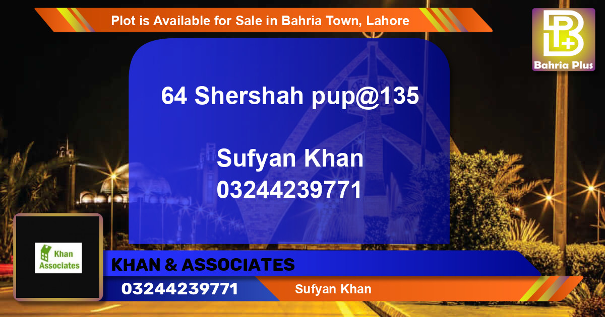 Residential Plot for Sale in Bahria Town, Lahore - (BP-90887)