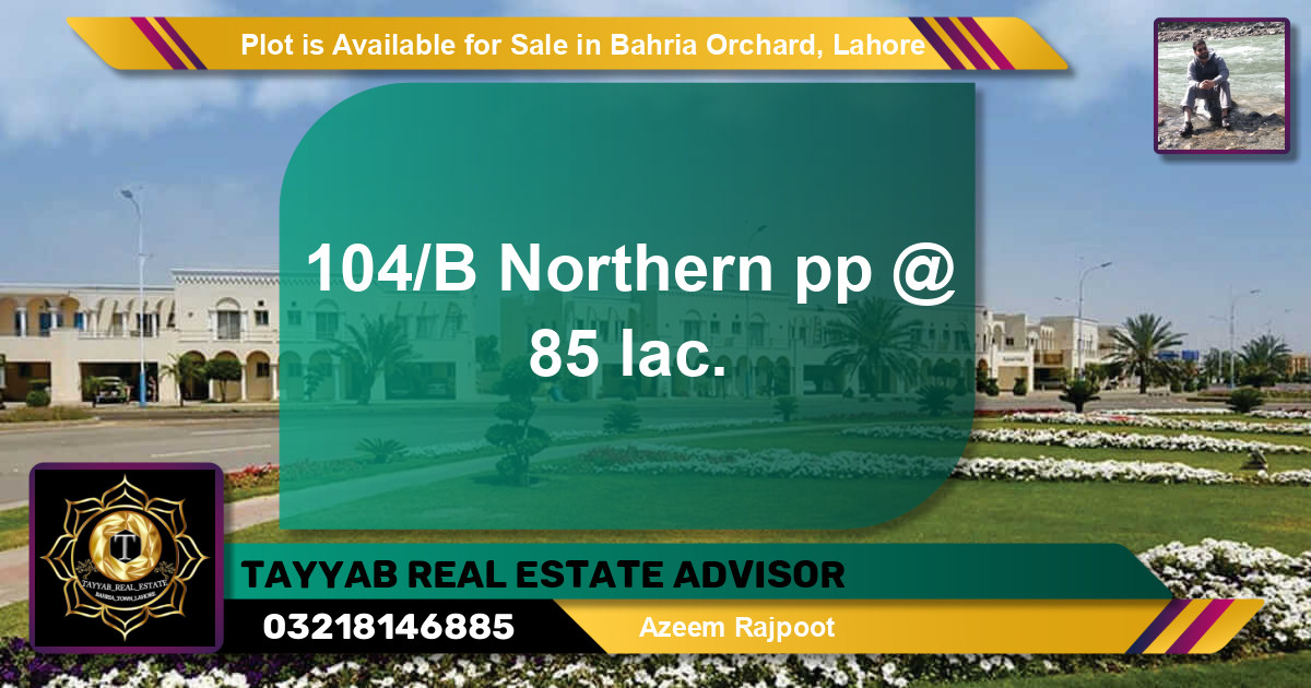 Residential Plot for Sale in Bahria Orchard, Lahore - (BP-91099)