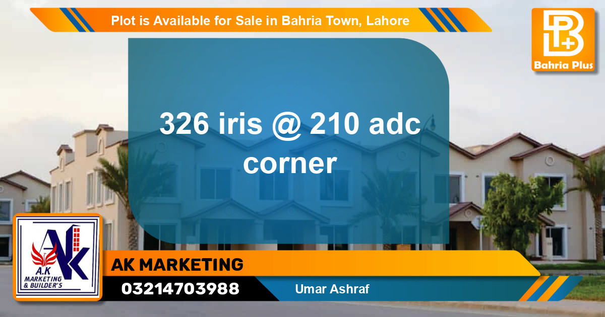 Residential Plot for Sale in Bahria Town, Lahore - (BP-91188)