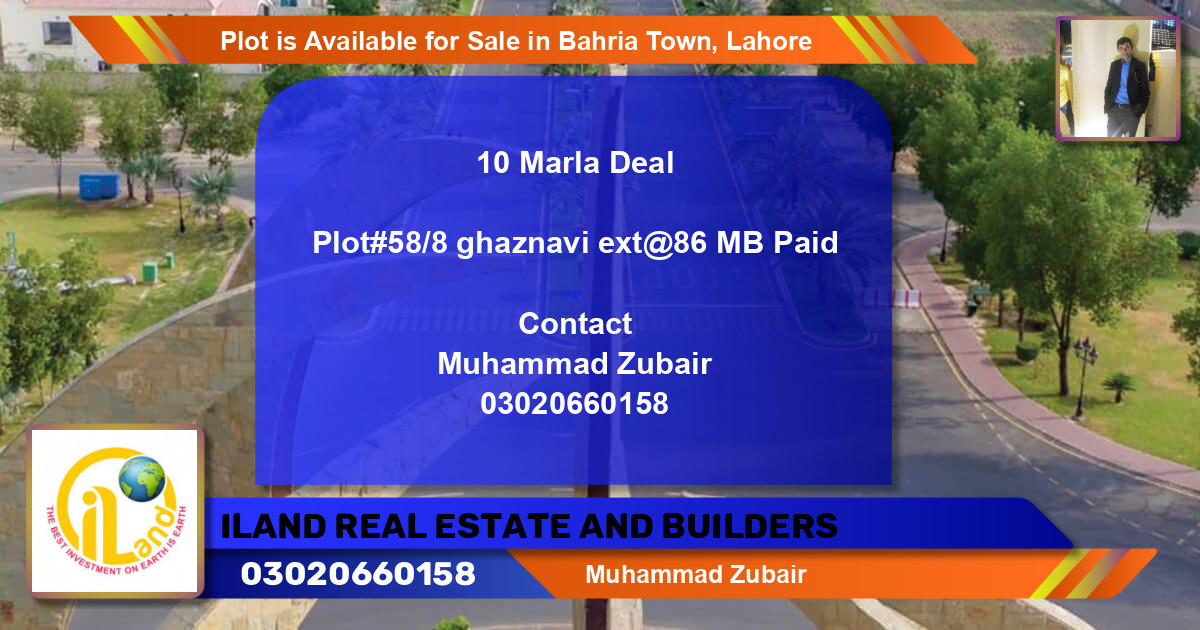 Residential Plot for Sale in Bahria Town, Lahore - (BP-91339)